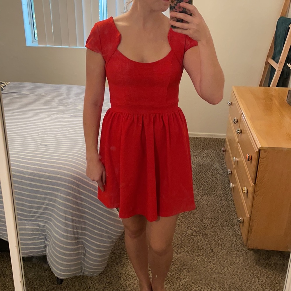Jun & Ivy Red Dress